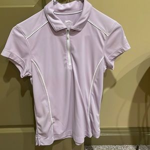 Lilac Slazenger golf shirt